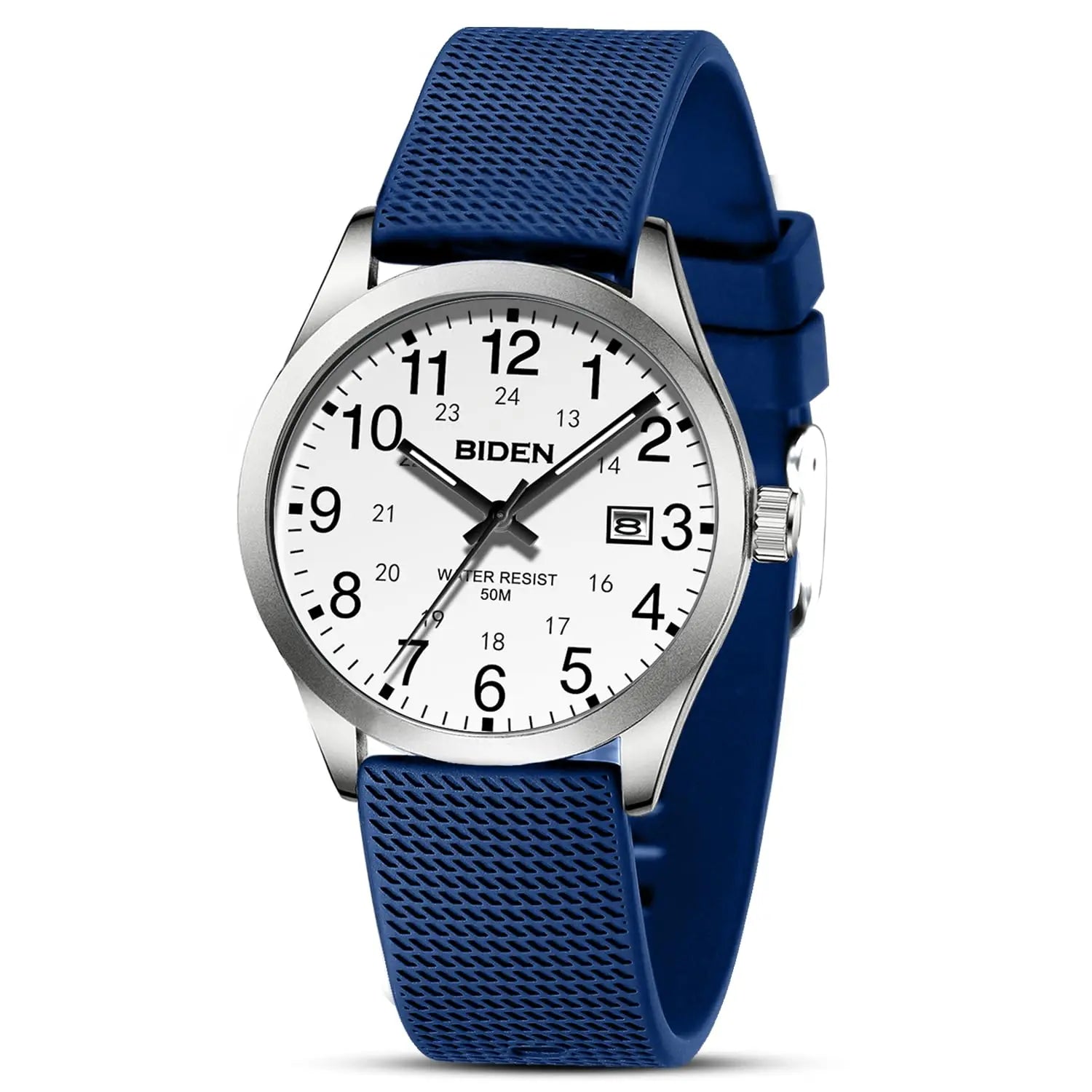 BIDEN Men's Waterproof Luminous Quartz Sports Watch