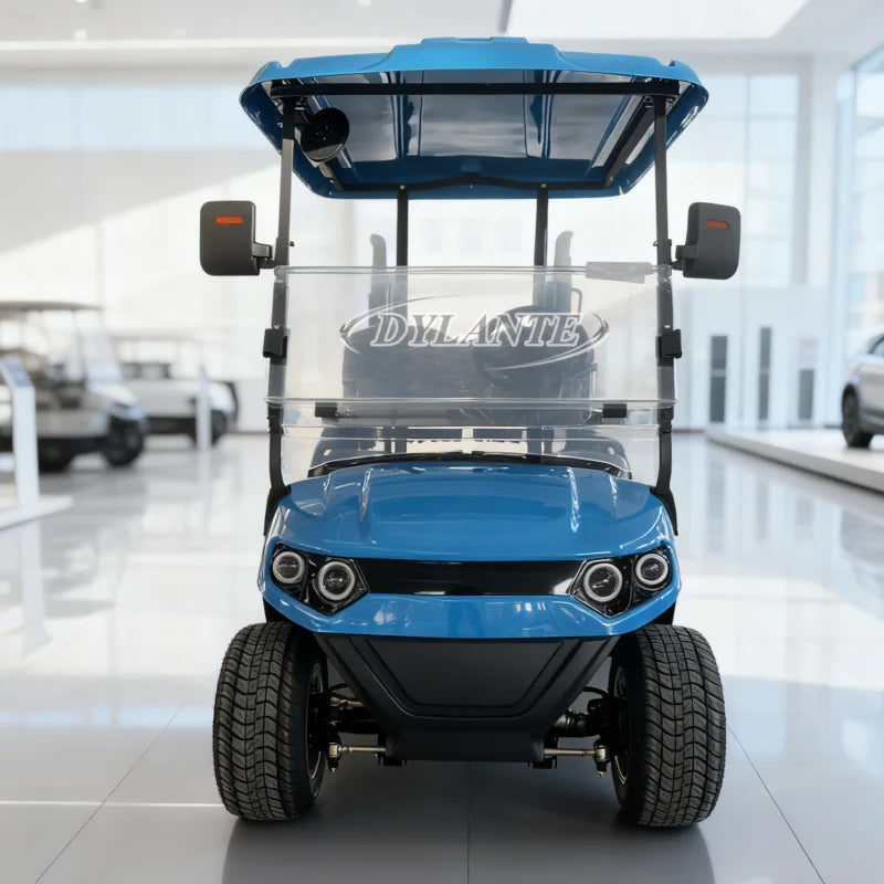 Street Legal 2-Seat Electric Golf Cart — 48V–72V AC Controller, 5000W Motor
