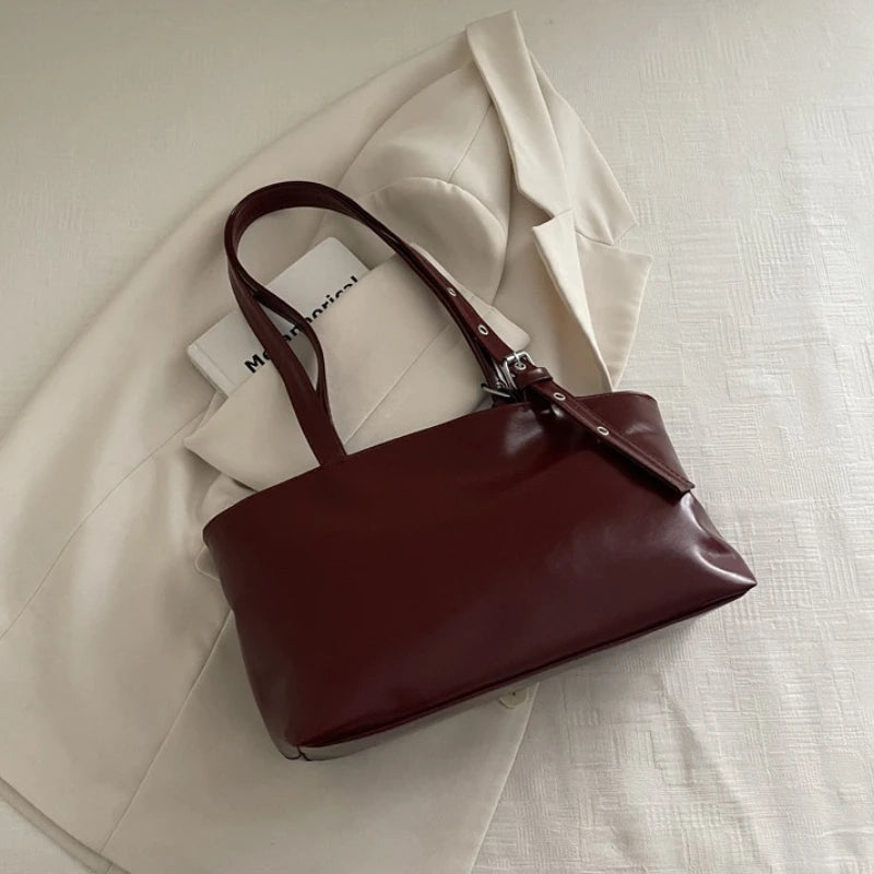 Large Capacity Women's Retro Tote Shoulder Bag