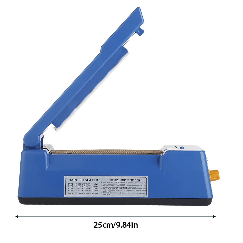 Electric Heat Sealer — Hand Press Vacuum Bag Sealing Machine for Food & Packaging