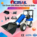 Nicosail KZL918 Mini Telescopic Wheel Loader – CE Certified, Easy Operation for Farm & Construction