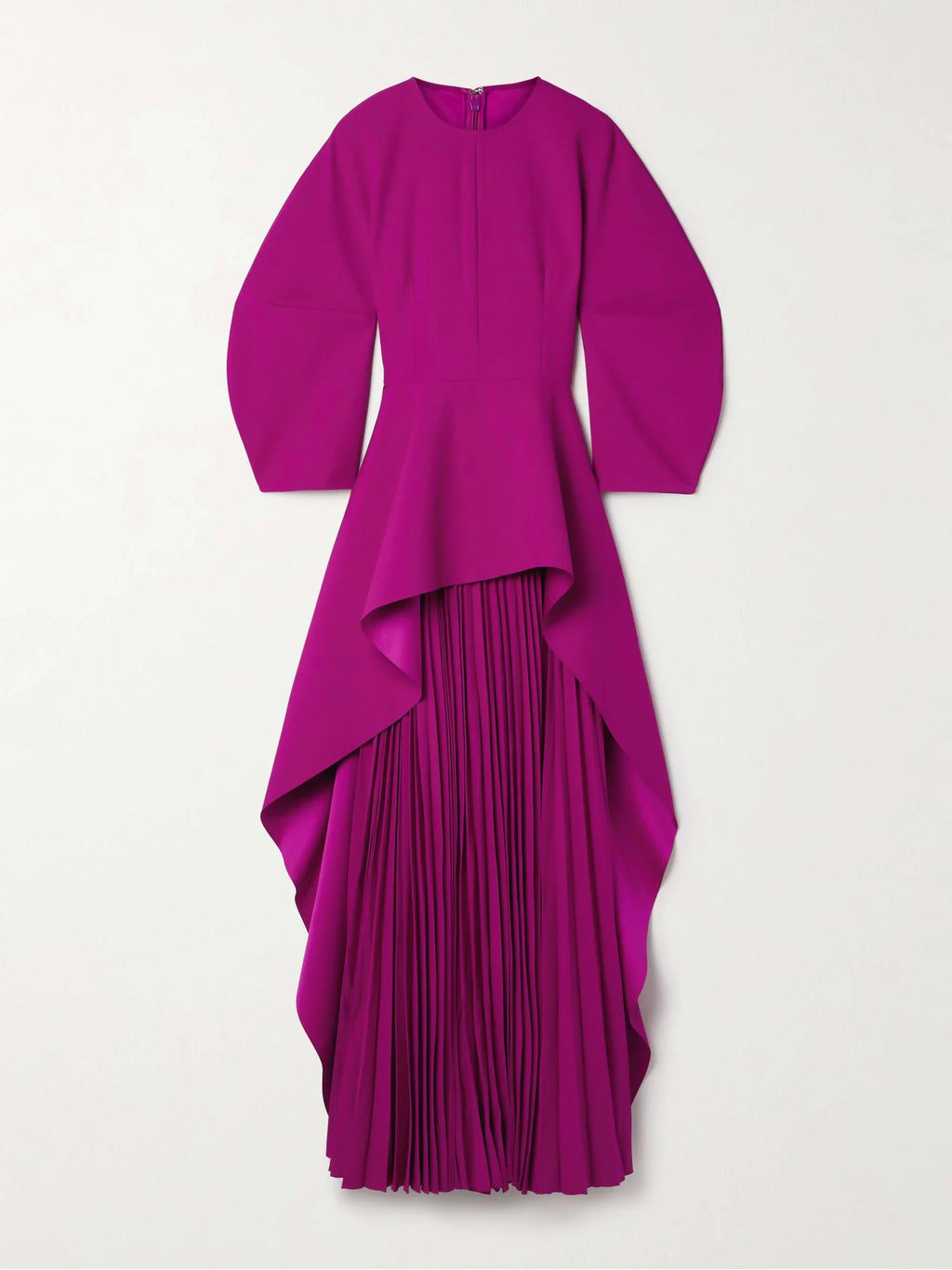 UOOZEE Womens Dresses 2025 New Fashion Elegant Solid Color Split-Joint Tiered Loose Pleated Party Evening Maxi Dress Robe Kaftan