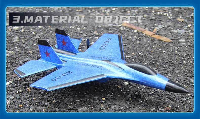 SU35 2.4G RC Foam Fighter Glider Airplane – Remote Control EPP Fixed Wing Plane