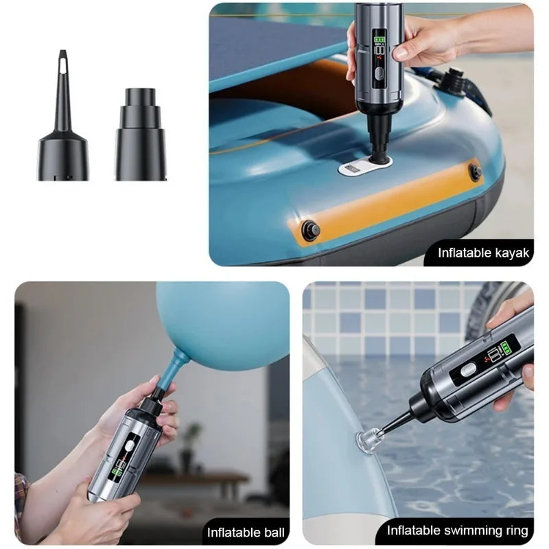 Cordless Car Vacuum – 17kPa Brushless Cleaner & Duster