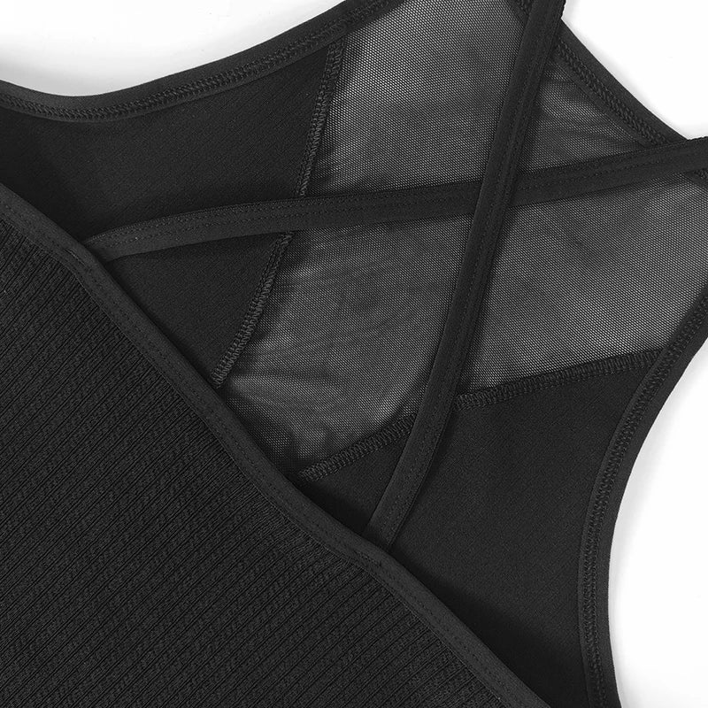 Sexy Mesh Backless Bralette Crop Top Camisole — Sheer Layering Top