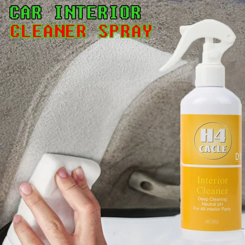 Multifunctional Car Interior Foam Cleaner Spray – Waterless Upholstery & Seat Degreaser, 100ml or 300ml