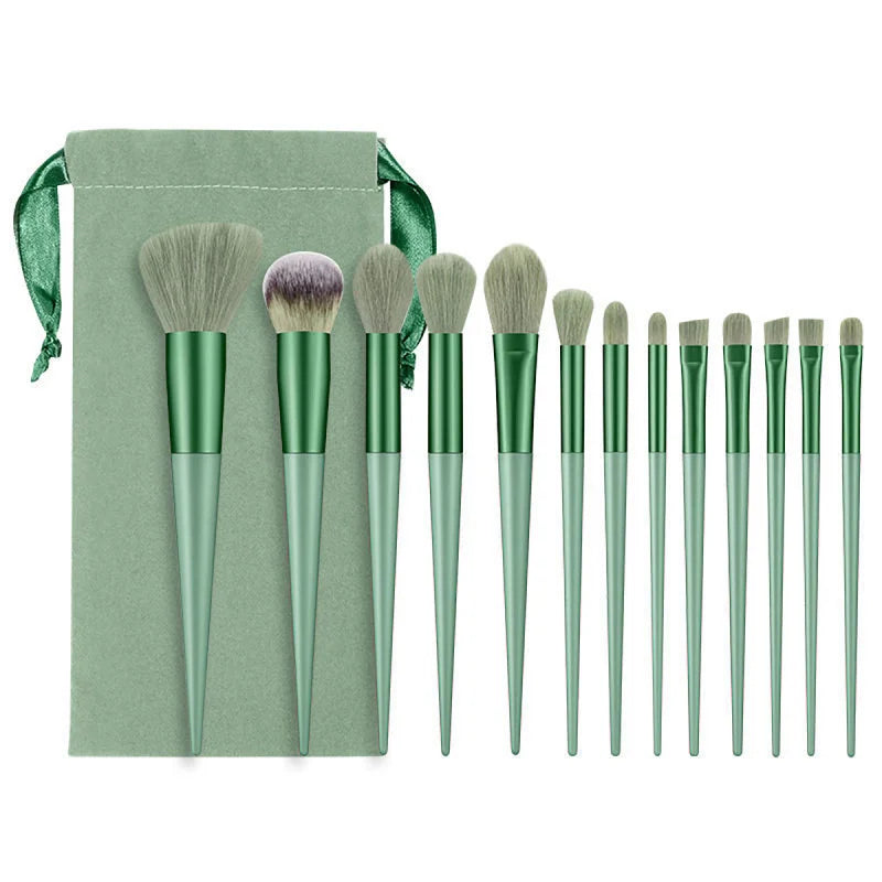 Soft Hair Makeup Brush Set — Foundation & Blush