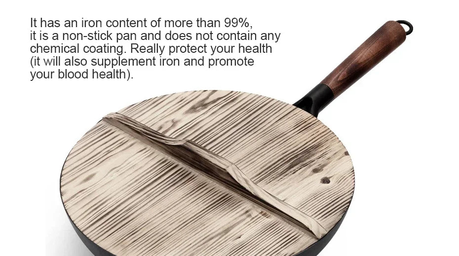 32cm Flat-Bottom Wok – Stir-Fry Pan
