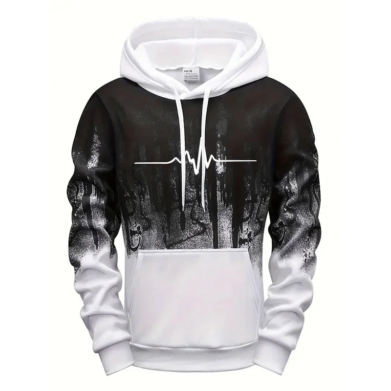 Men's High-Quality Hoodie & Sweatpants Set – Versatile Casual Comfort Daily Jogging Tracksuit