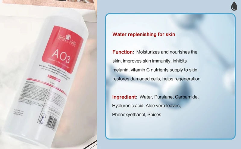 Aqua Peel Facial Serum Kit – AS1 SA2 AO3 Hydra Deep Cleaning Solution 400ml