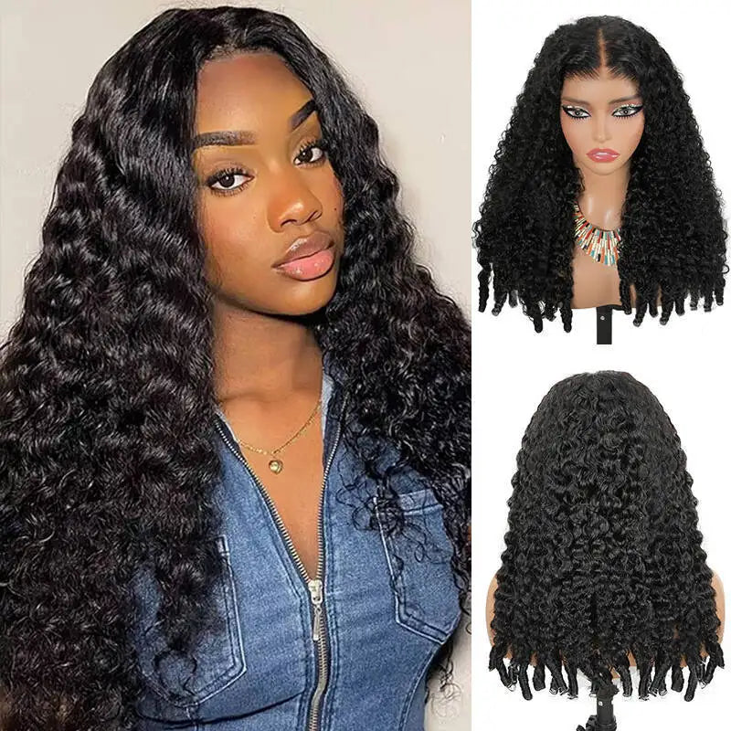 200% Density Burmese Curly Lace Front Wig | 13x4 13x6 HD Transparent Pre-Plucked Virgin Human Hair