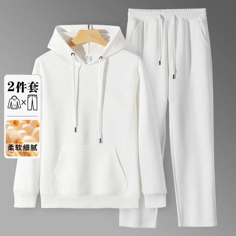 Men's Hoodie & Sweatpants Set – Loose Fit Casual Autumn Sports Suit