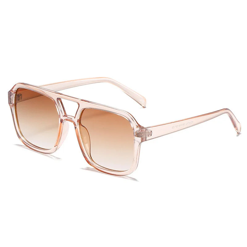 Women's Vintage Square Retro Sunglasses | Candy Colors Mirror Fashion Eyewear
