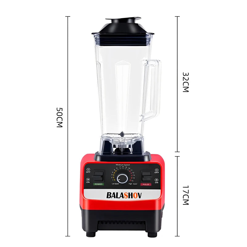 2000W Heavy Duty Commercial Blender — BPA-Free, High Power for Smoothies, Ice & Food Processing