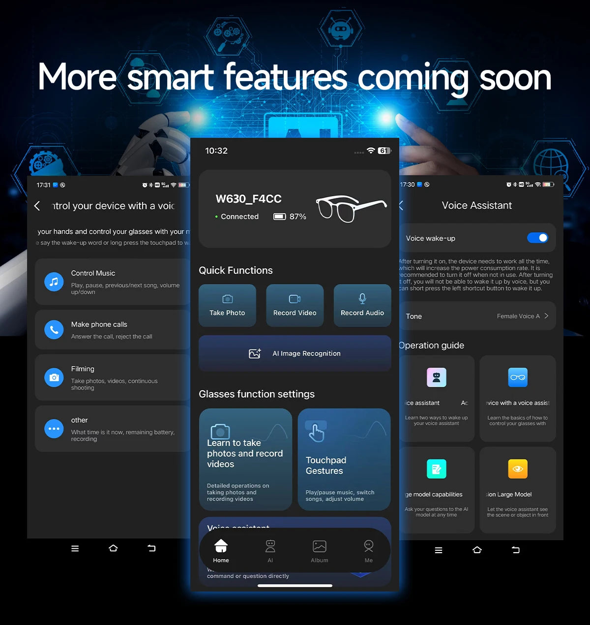 2026 800W Dual-Lens AI Smart Glasses — 4K HD, AI Translation, Bluetooth 5.3 & ChatGPT