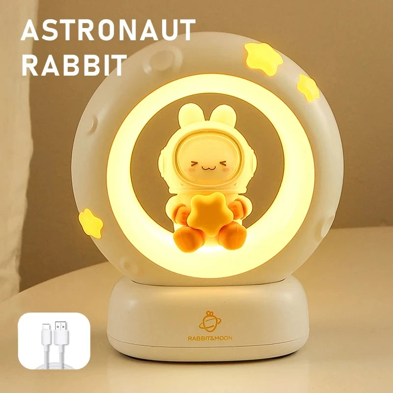 Animal Touch Night Light – Cat, Panda & Rabbit