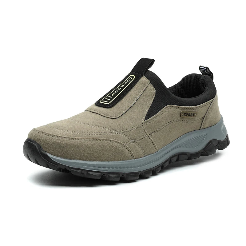 Men's Mesh-Lined Slip-On Casual Sneakers