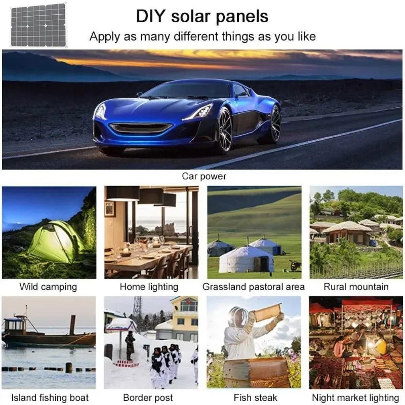 4000W Solar Inverter Kit – 12V to 110V/220V Solar Panel System with Charge Controller