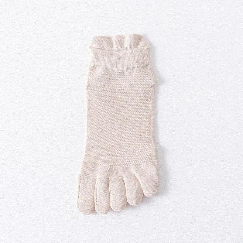 Women's Cotton Toe Socks – Breathable Mesh