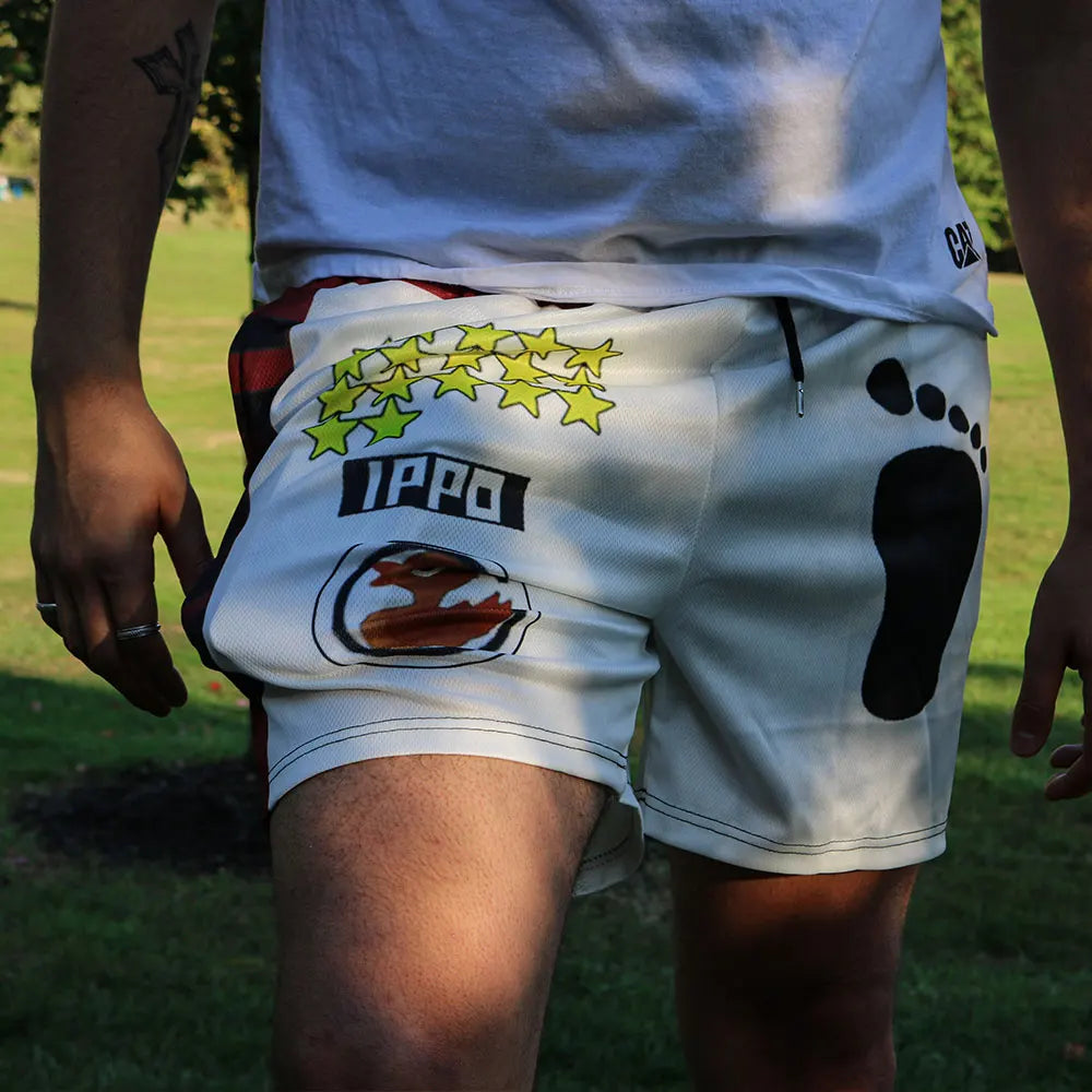Anime Print Quick-Dry Sport Shorts — Graphic Athletic Shorts