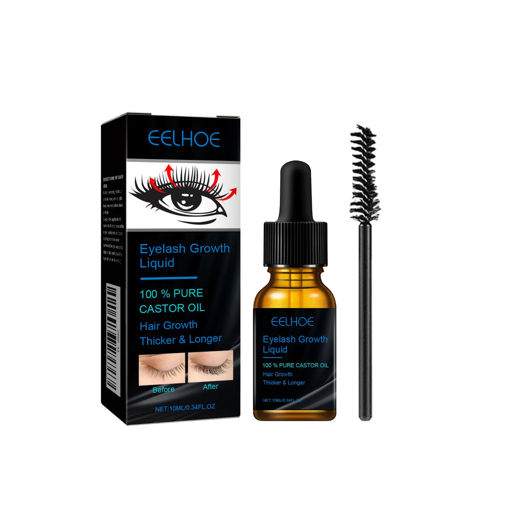 Eyebrows Natural Thick Slender Curl Moist Natural Castor Oil Growth Liquid Serum Extension Eyelash Female Makeup Product