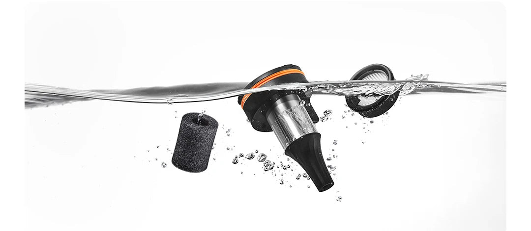 Mijia Car Vacuum Cleaner — 21kPa Suction, 5-Stage Filtration, 2400mAh, Type-C Charging