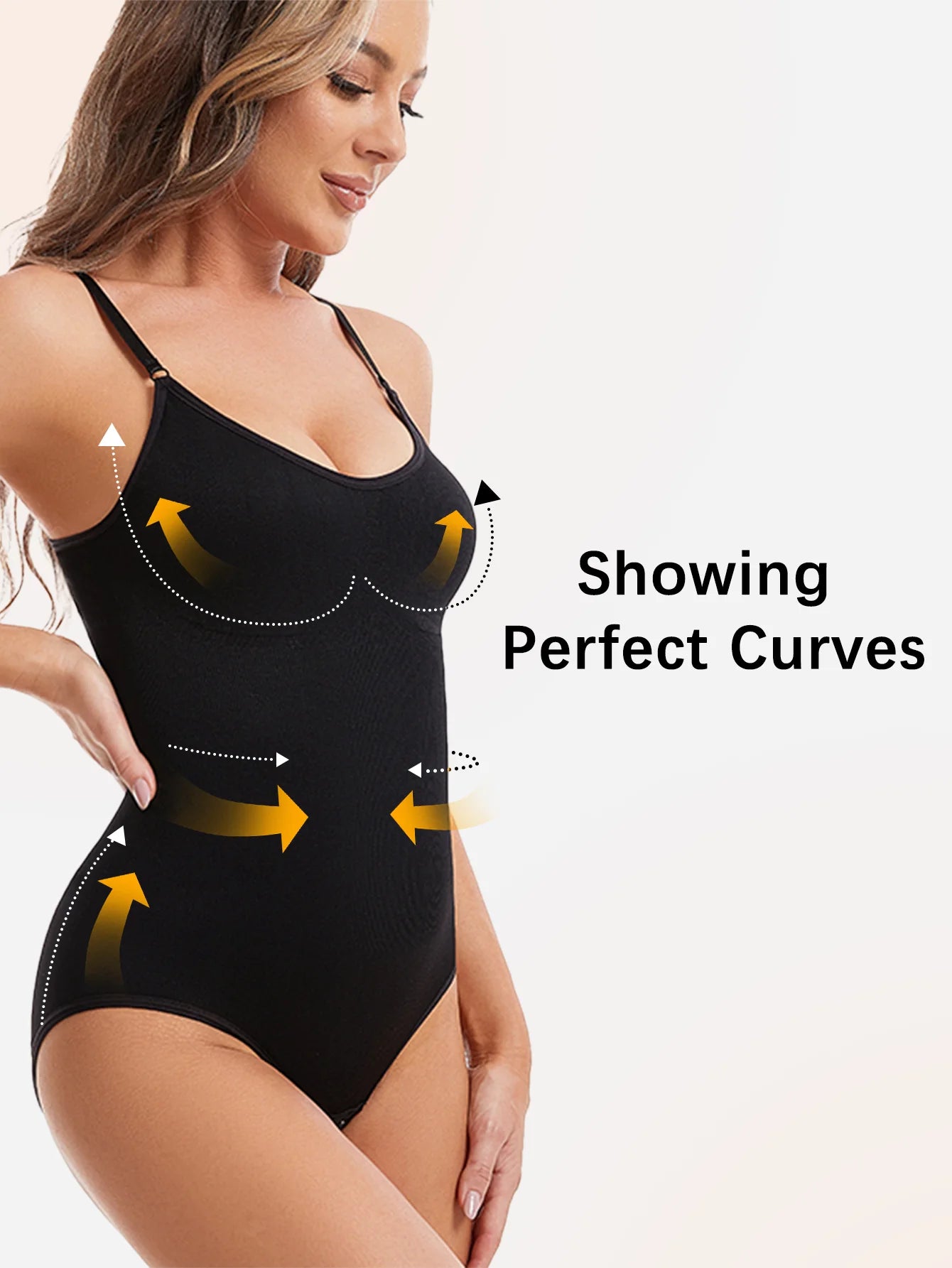 Seamless Slimming Open-Crotch Bodysuit Shapewear — Butt Lifting & Tummy Control