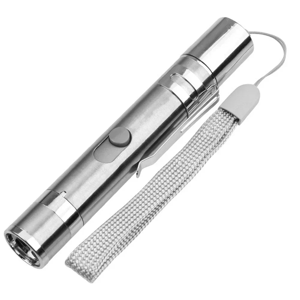 3-in-1 USB Rechargeable Pointer – Infrared, UV Detector & LED Flashlight