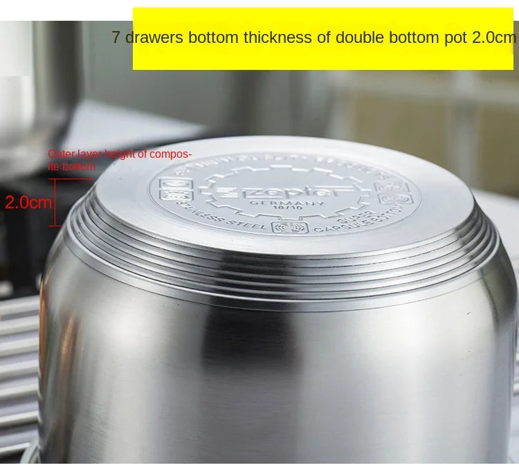 Stainless Steel Soup Pots – Induction & Steamer Options