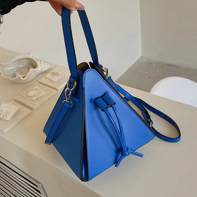 Luxury Triangle Designer Crossbody Shoulder Bag – High Quality Leather Hobo Handbag for Women