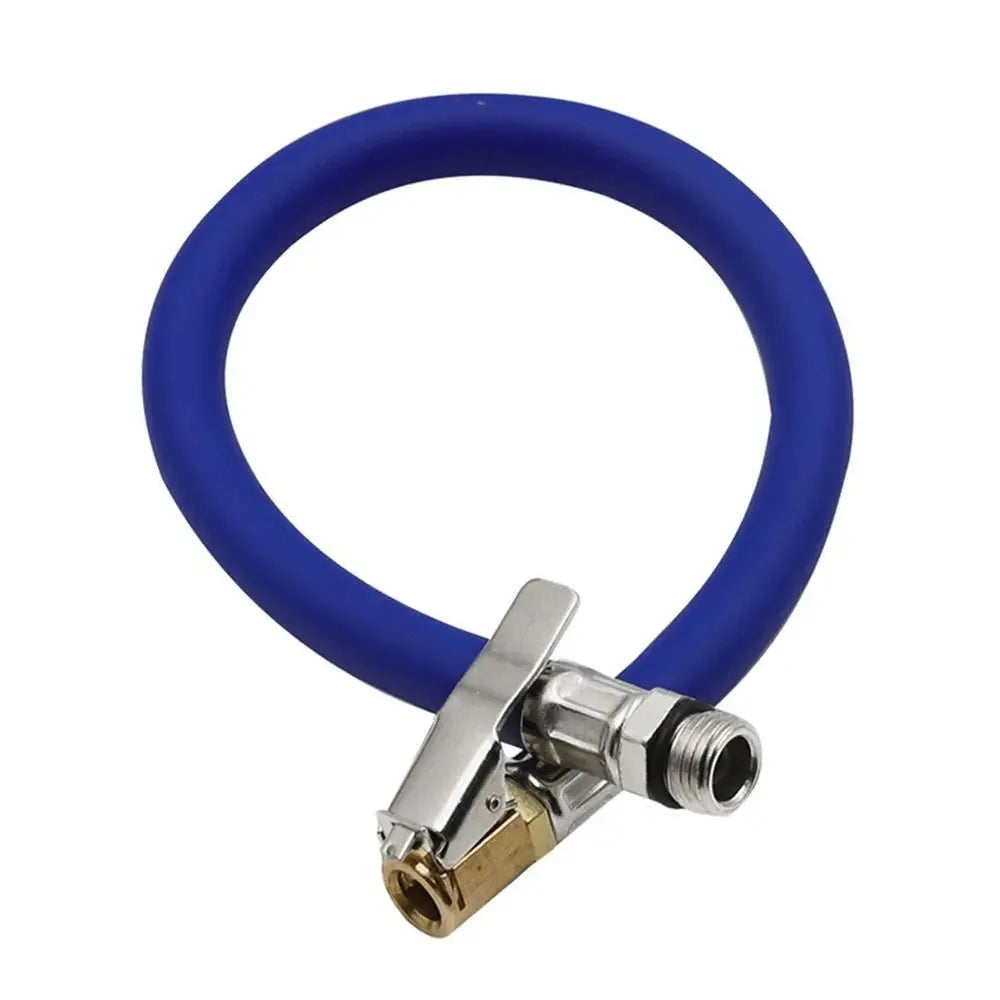 Tire Inflator Hose Extension with Locking Air Chuck