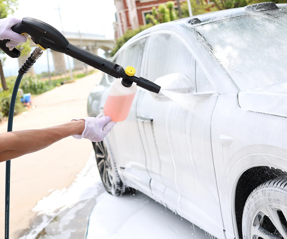 Snow Foam Cannon for Karcher K2–K7 – 750ml Adjustable Foam Lance Kit, Pressure Washer Car Wash Gun