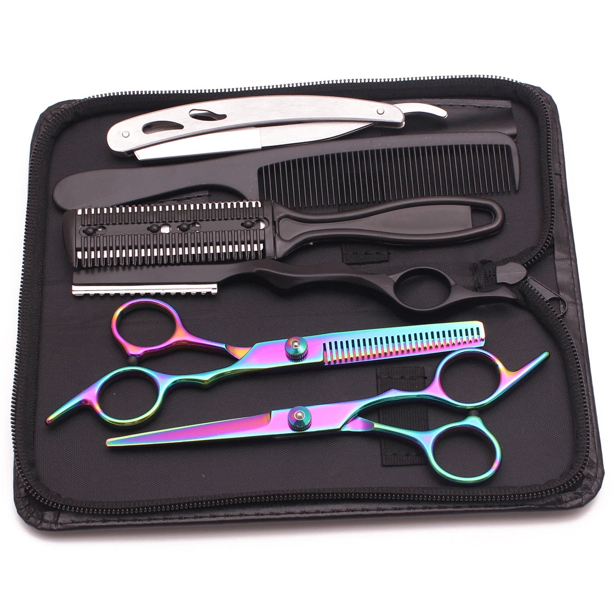 Professional 6" Hair Cutting Scissors & Thinning Shears – Japan Stainless Steel Barber Set