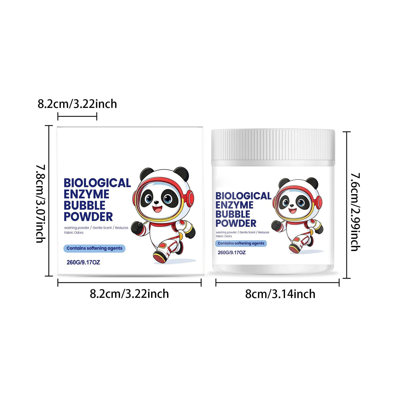 Science-Powered Clean — Biological Enzyme Laundry Powder | Strong Stain & Oil Removal, Fabric Softening, All Fabrics, Hypoallergenic