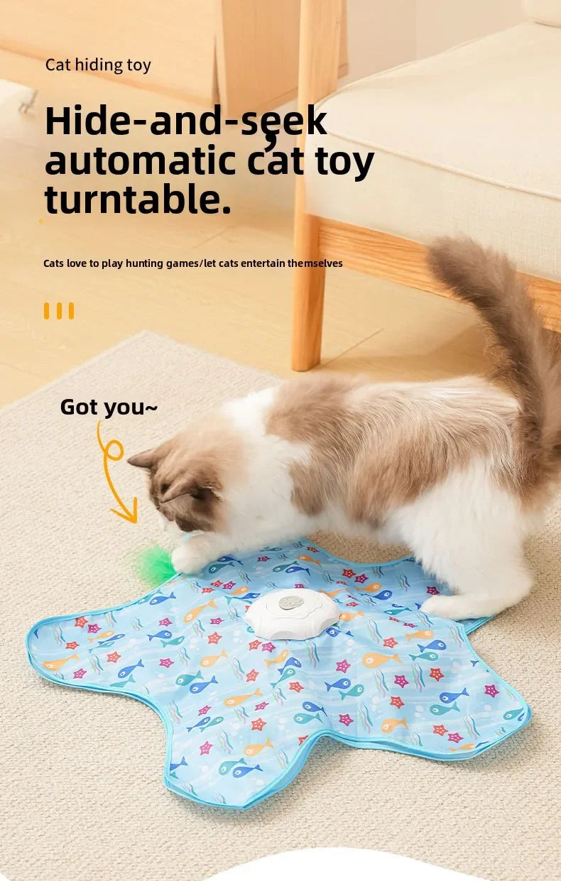 Automatic Electric Cat Turntable Interactive Toy