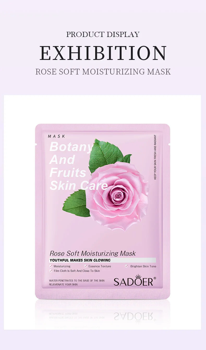 Natural Plant Face Masks — Moisturizing & Firming (8-Pack)