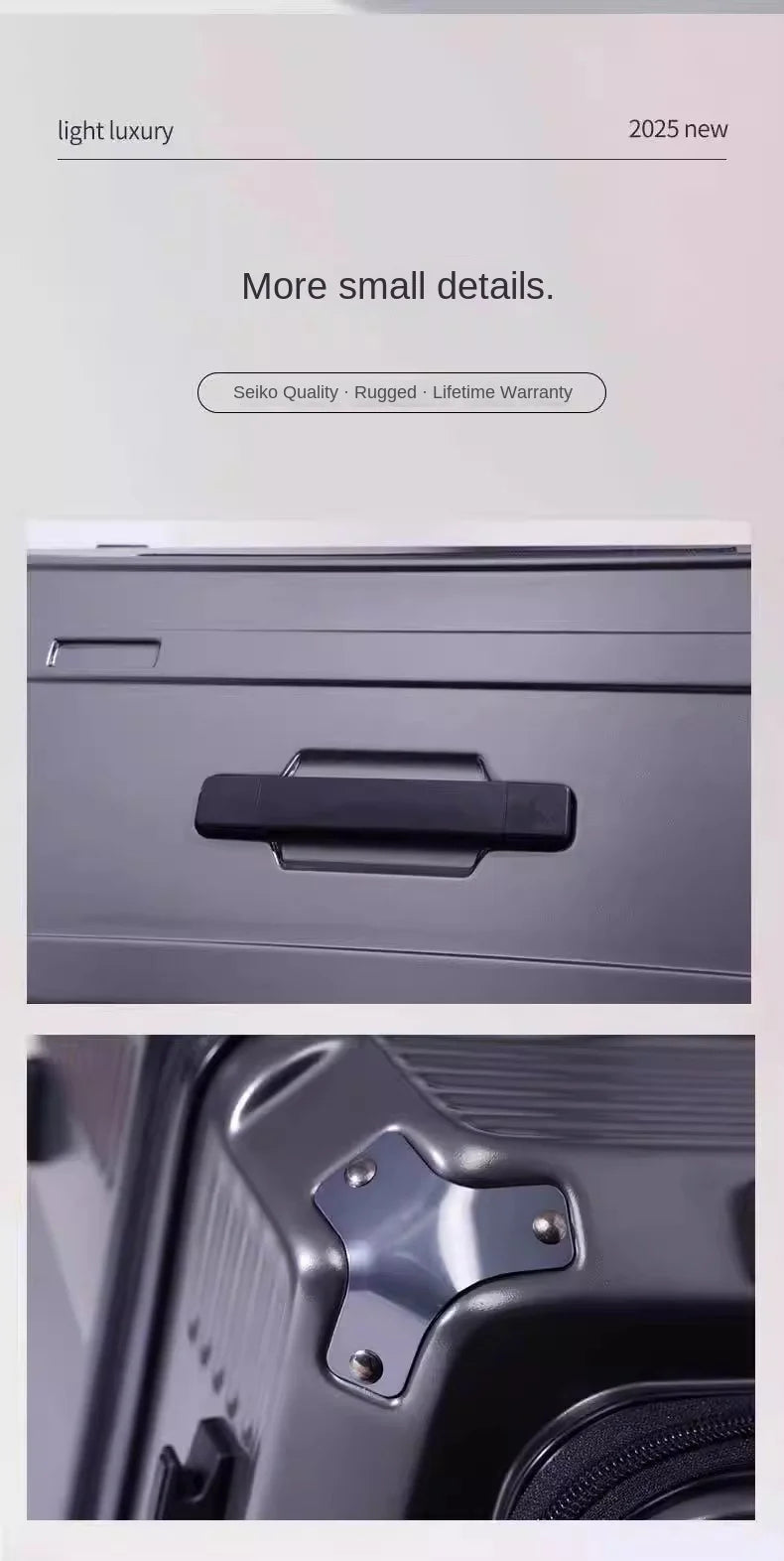 Side Opening Expandable Suitcase – Large Capacity PC Hardside with Brake & 5-Wheel Spinner 20–34"
