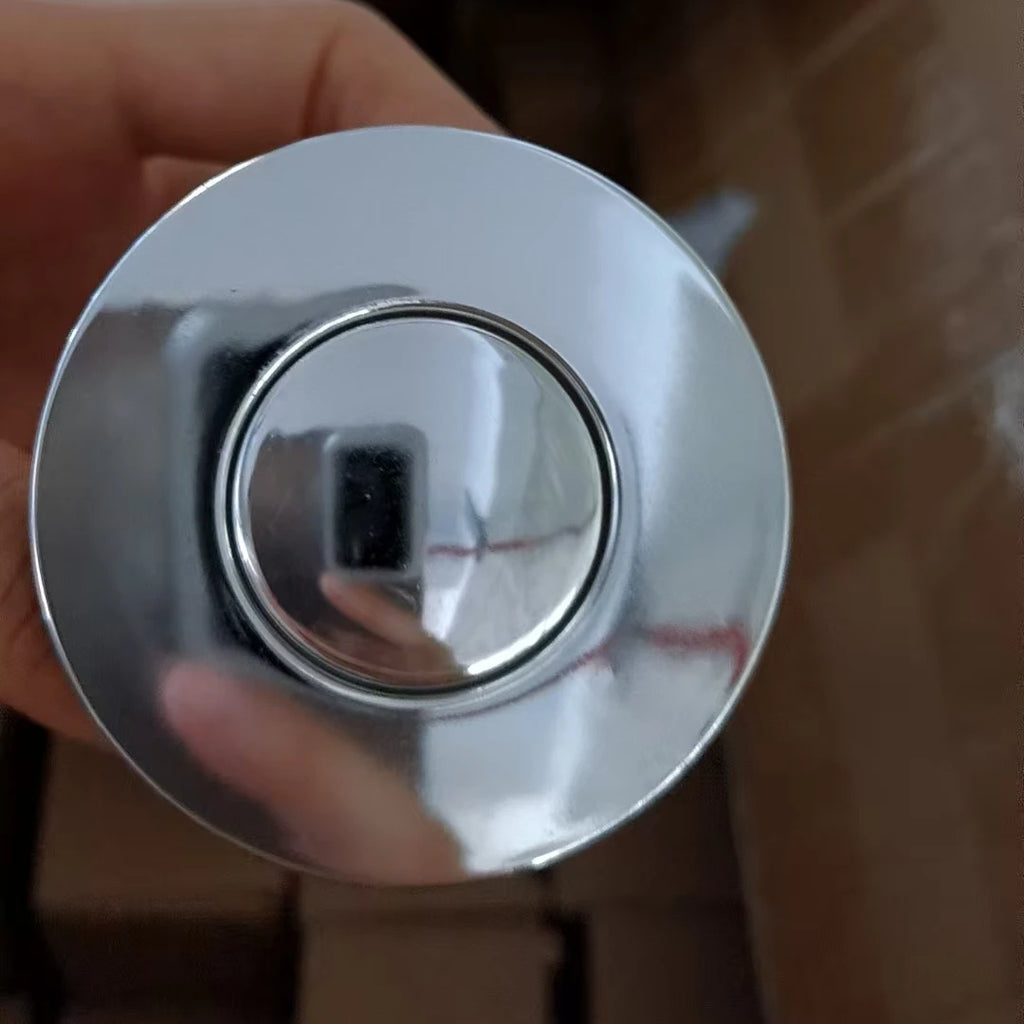 No More Clogged Drains — Pop-Up Chrome Sink Drain Stopper | Universal Rebound Filter with Hair Catcher, Easy Push Type