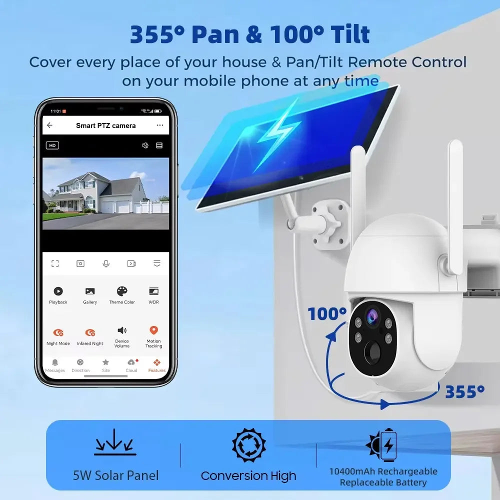 Jaxcam Solar Security Camera – Wi-Fi or 4G Options