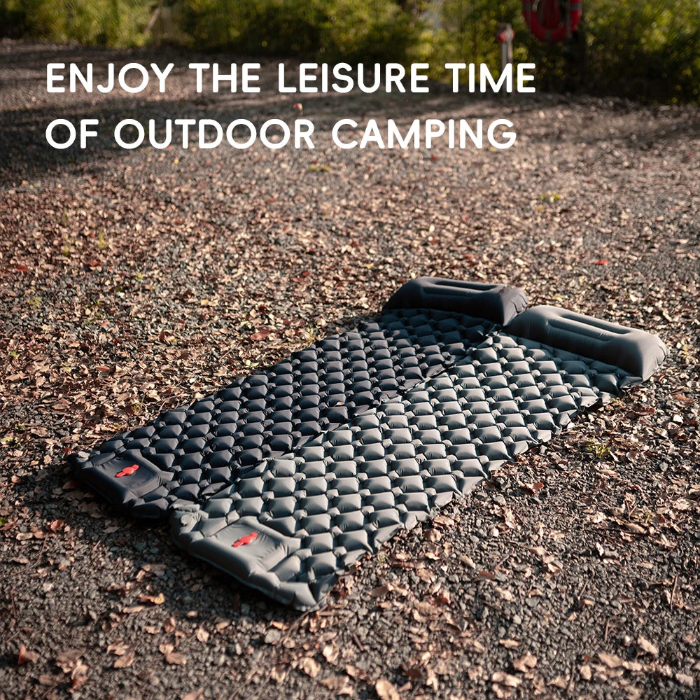 TARKA Inflatable Camping Mat with Pillow – Self-Inflating Air Mattress for Hiking, Climbing & Outdoor