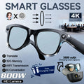 2026 AI Smart Glasses – 4K Camera, 120+ Language Translation, 3600mAh Power Bank, Bluetooth 5.3
