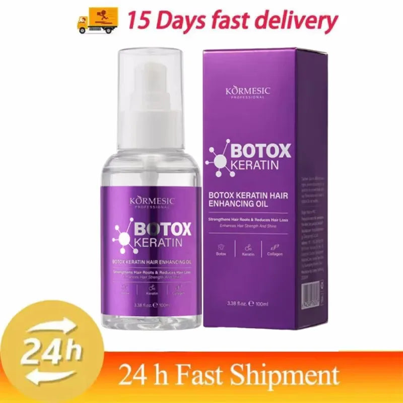 Magic Keratin Hair Enhancing Oil — 5-Second Restore for Frizzy, Dry & Damaged Hair