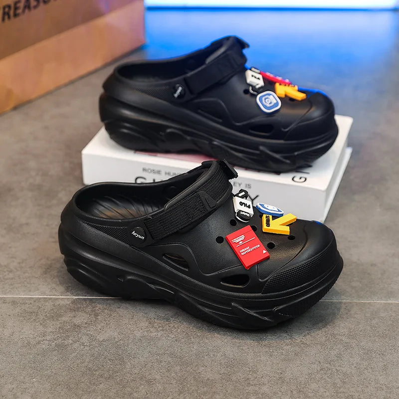 Women's Anti-Slip Platform Slippers – Lightweight Breathable Fishing Sandals
