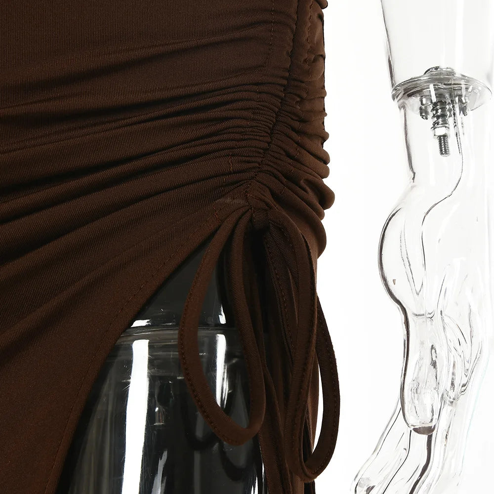 Sleeveless Backless Bodycon Club Midi Dress — Sexy Slim Night Party Dress