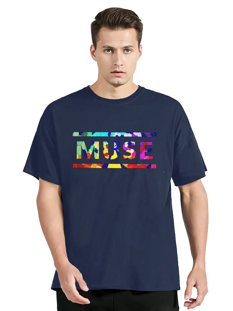 Muse The Resistance Vintage Graphic T-Shirt — Oversized Cotton Band Tee