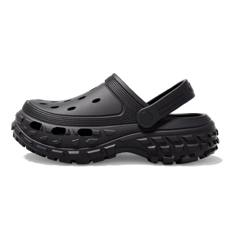 Women's Non-Slip Beach Sandals — Cushioned Clog Sole Comfortable Fashion Slip-On