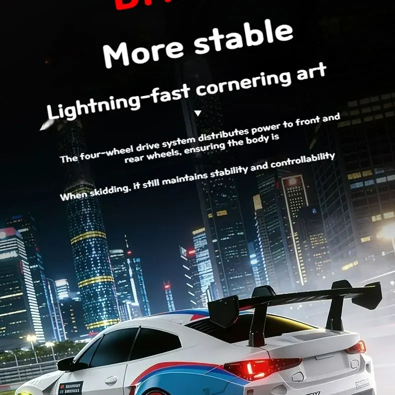 1:24 Scale 4WD RC Drift Car – High Speed Electric Racing Car for Kids & Adults