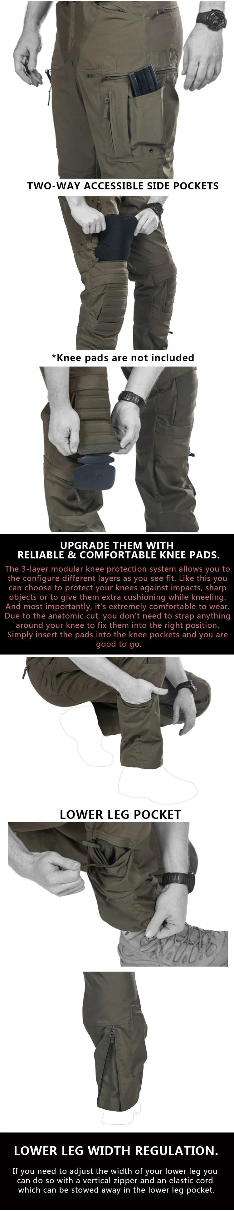 Men's Tactical Cargo Pants – Multi-Pocket Combat Work Pants