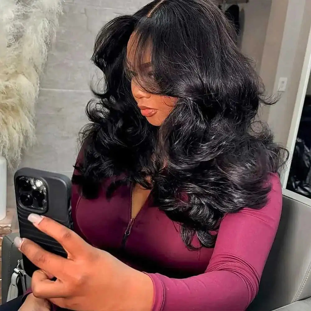 250 Density Body Wave Lace Front Wig | 13x4 13x6 5x5 HD Glueless Pre-Plucked Bleached Knots Brazilian Human Hair