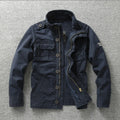 Men's Camouflage Cotton Work Jacket – Stand Collar